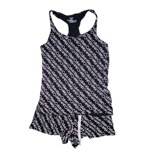 Calvin Klein Women's Tank Top and Boxer Short Pajama Set Size S - Picture 1 of 6